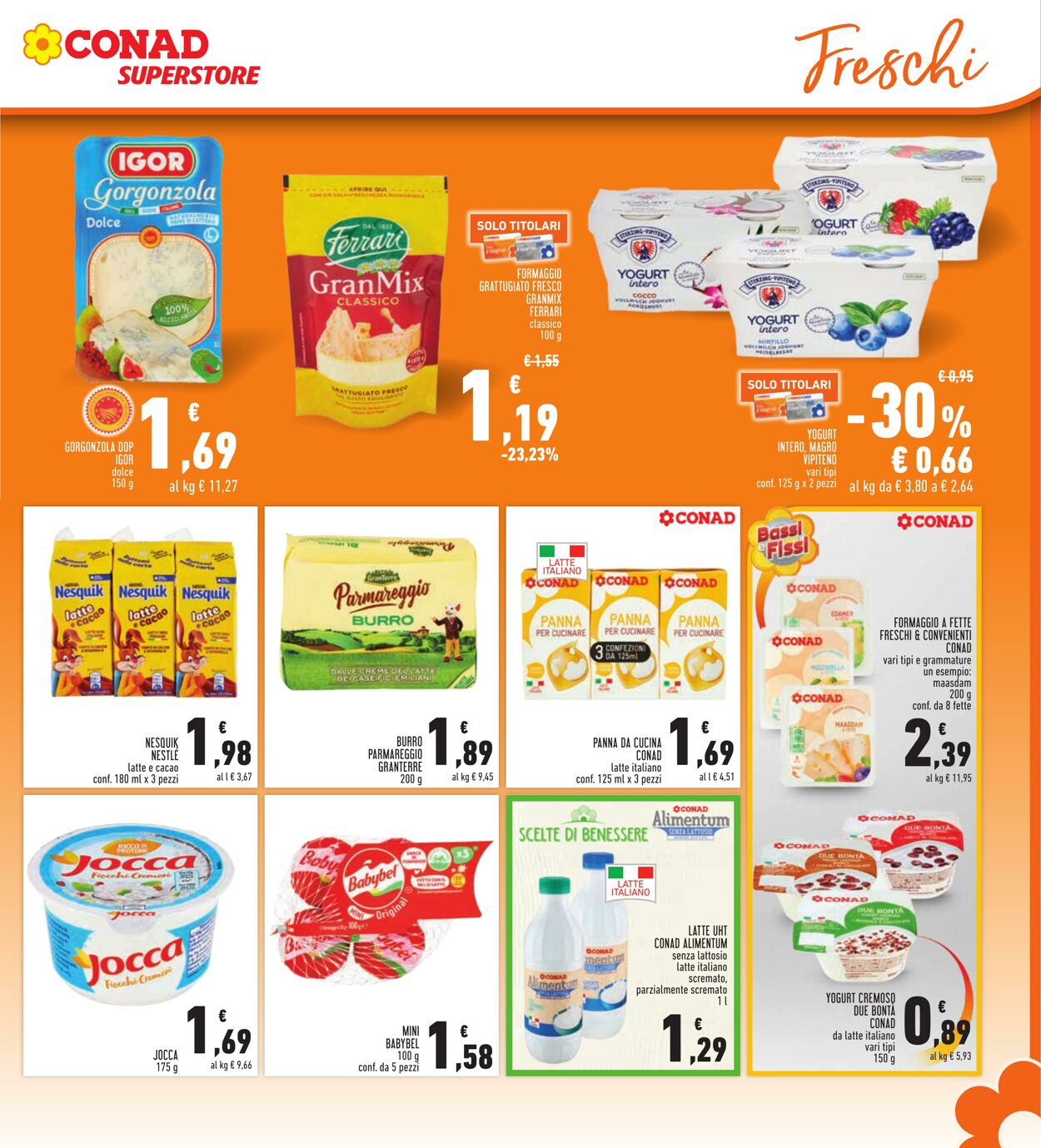 Volantino Conad 31.08.2023 - 13.09.2023