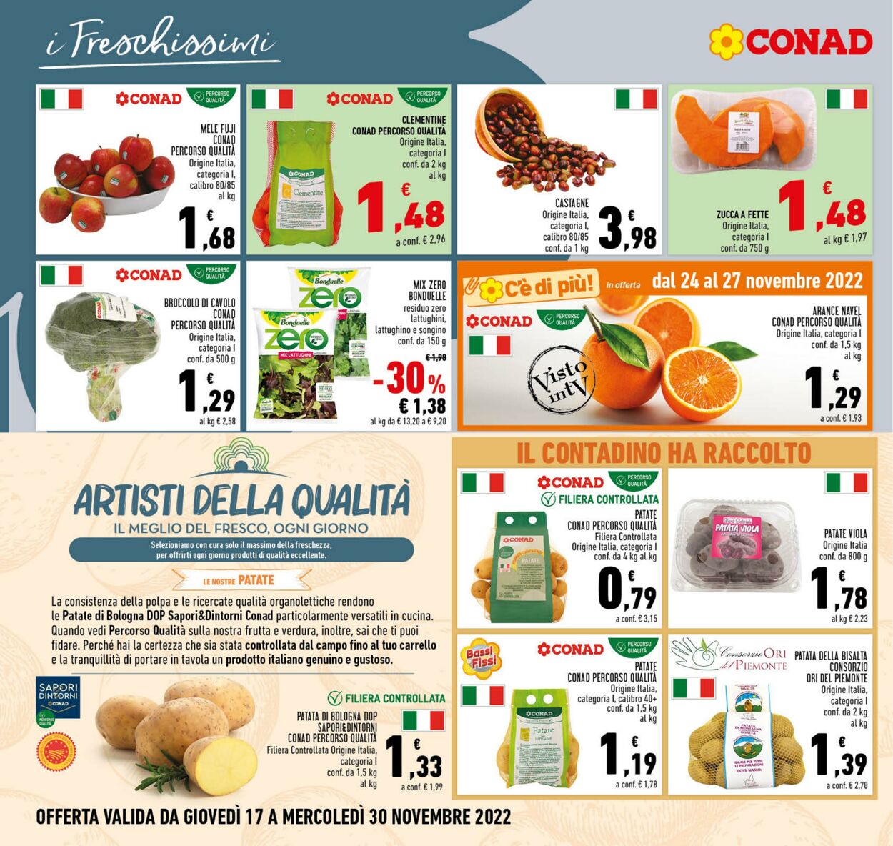 Volantino Conad 17.11.2022 - 30.11.2022