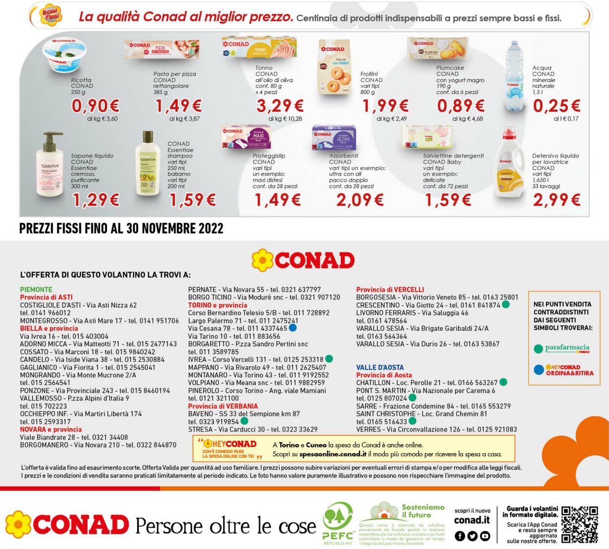 Volantino Conad 17.11.2022 - 30.11.2022