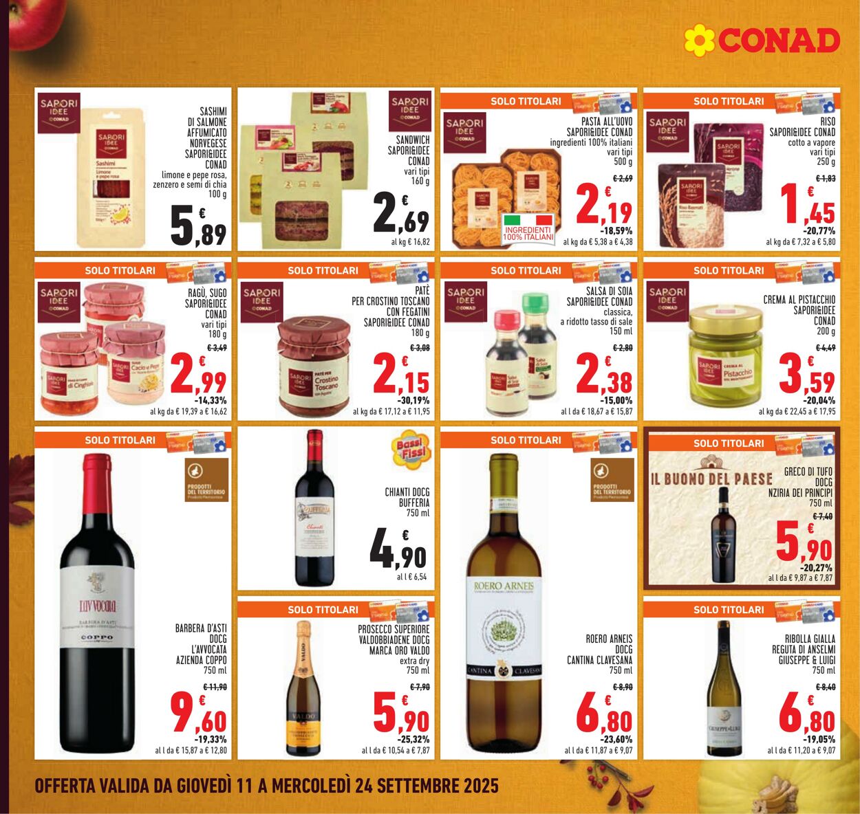 Volantino Conad 11.09.2025 - 11.09.2025