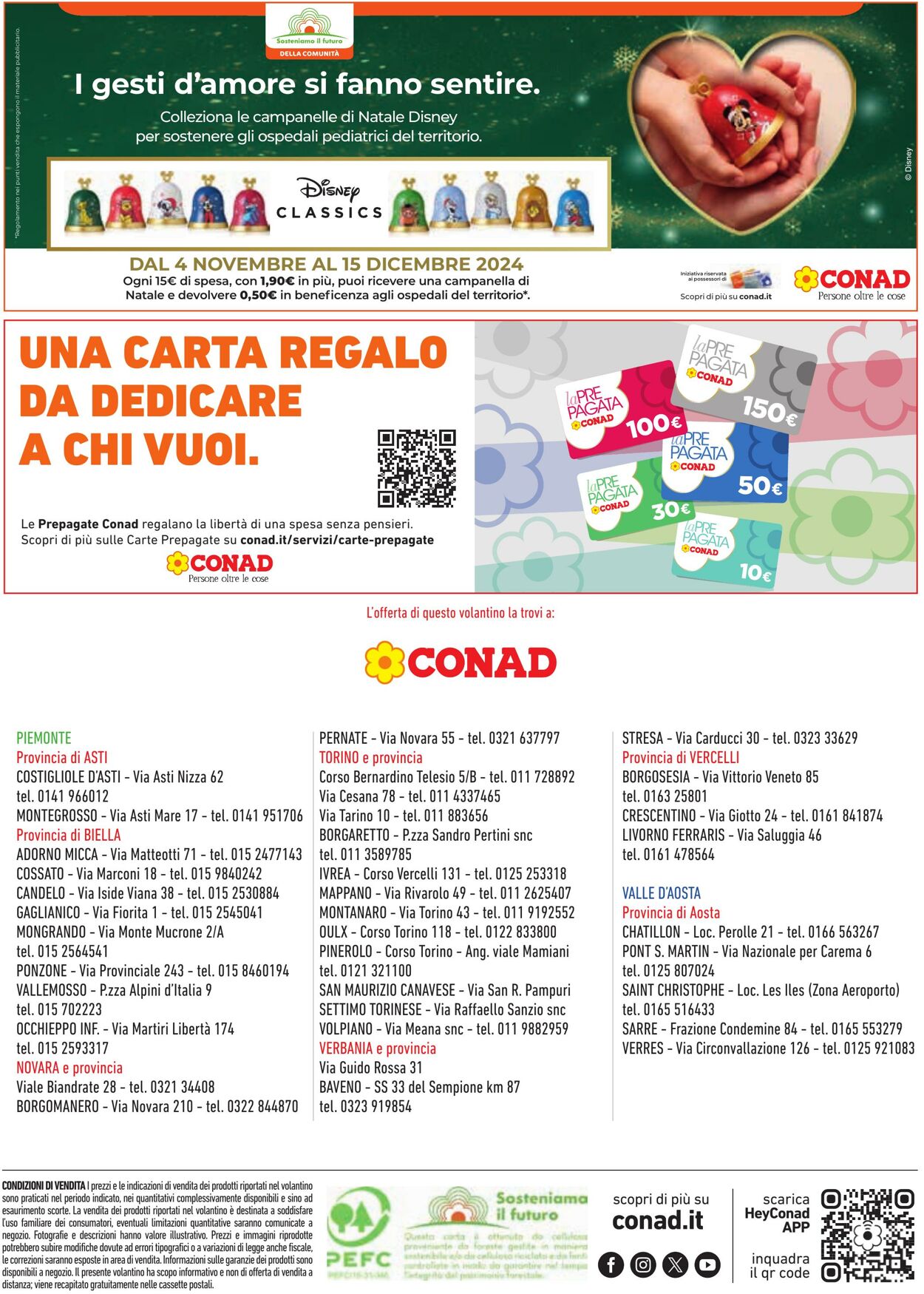 Volantino Conad 05.11.2024 - 24.12.2024