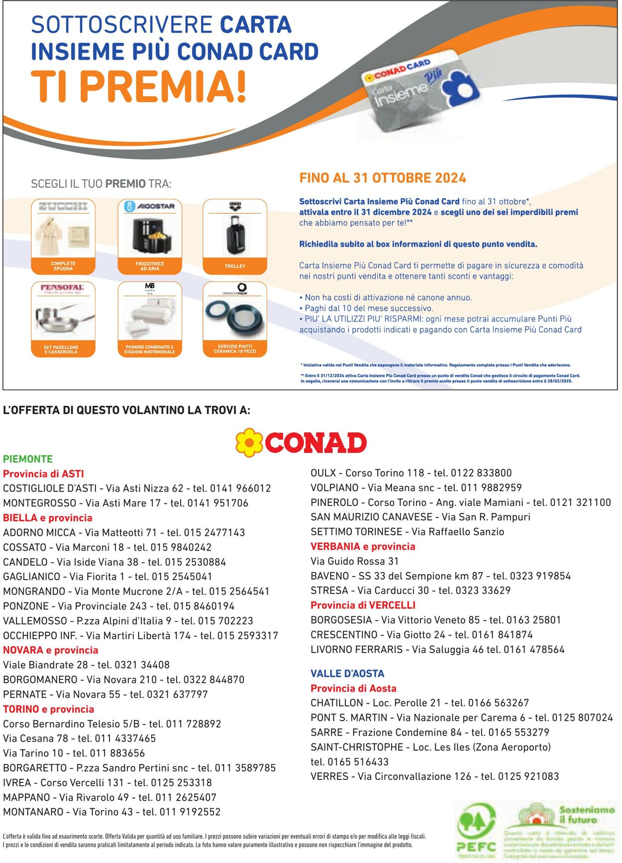 Volantino Conad 03.09.2024 - 30.10.2024