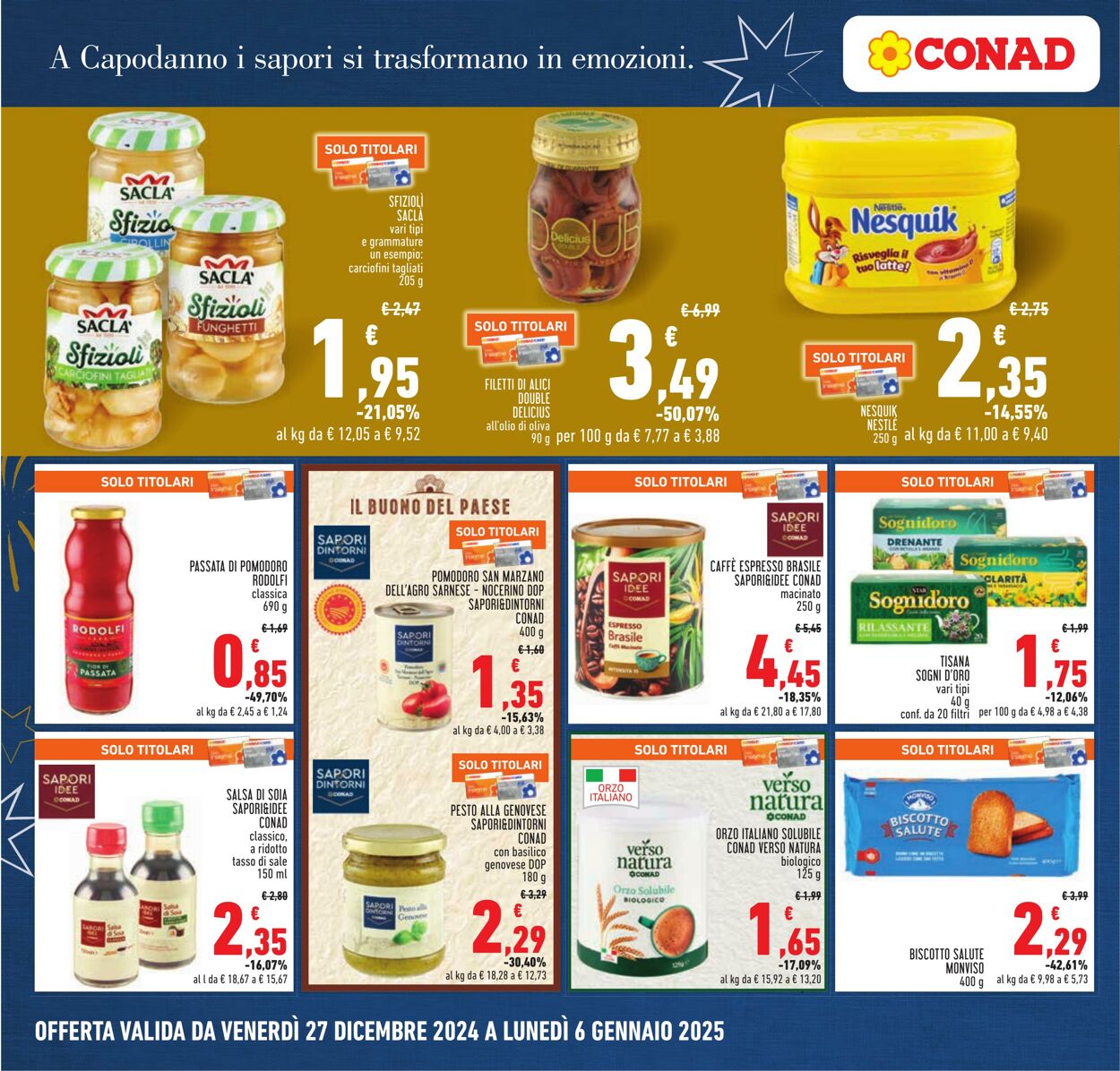 Volantino Conad 27.12.2024 - 06.01.2025