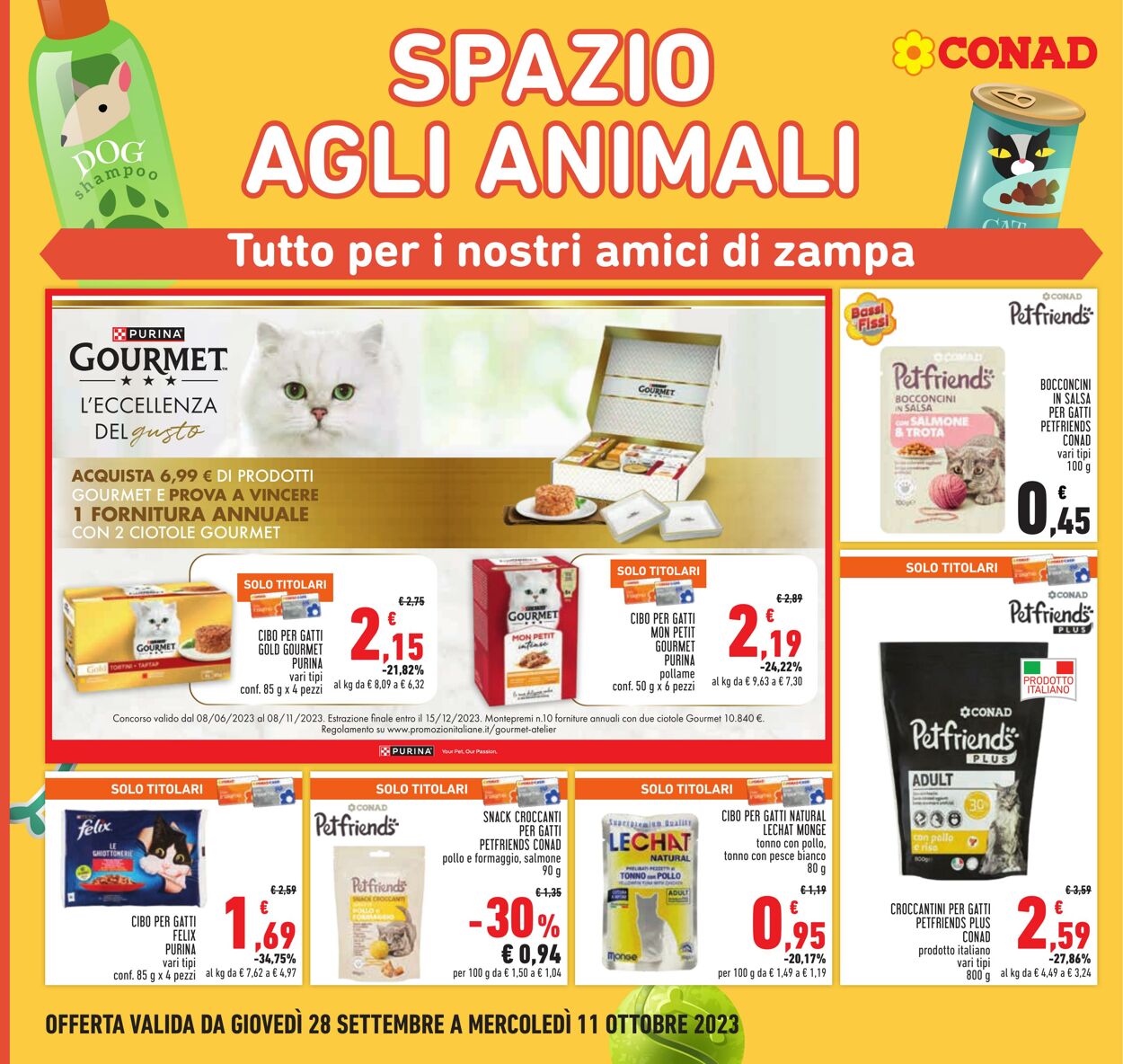 Volantino Conad 28.09.2023 - 11.10.2023