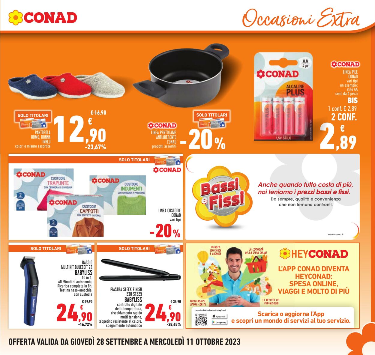 Volantino Conad 28.09.2023 - 11.10.2023