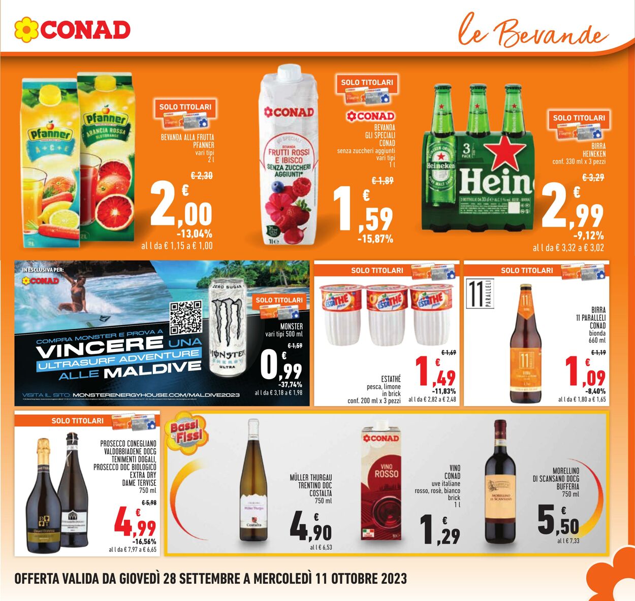 Volantino Conad 28.09.2023 - 11.10.2023