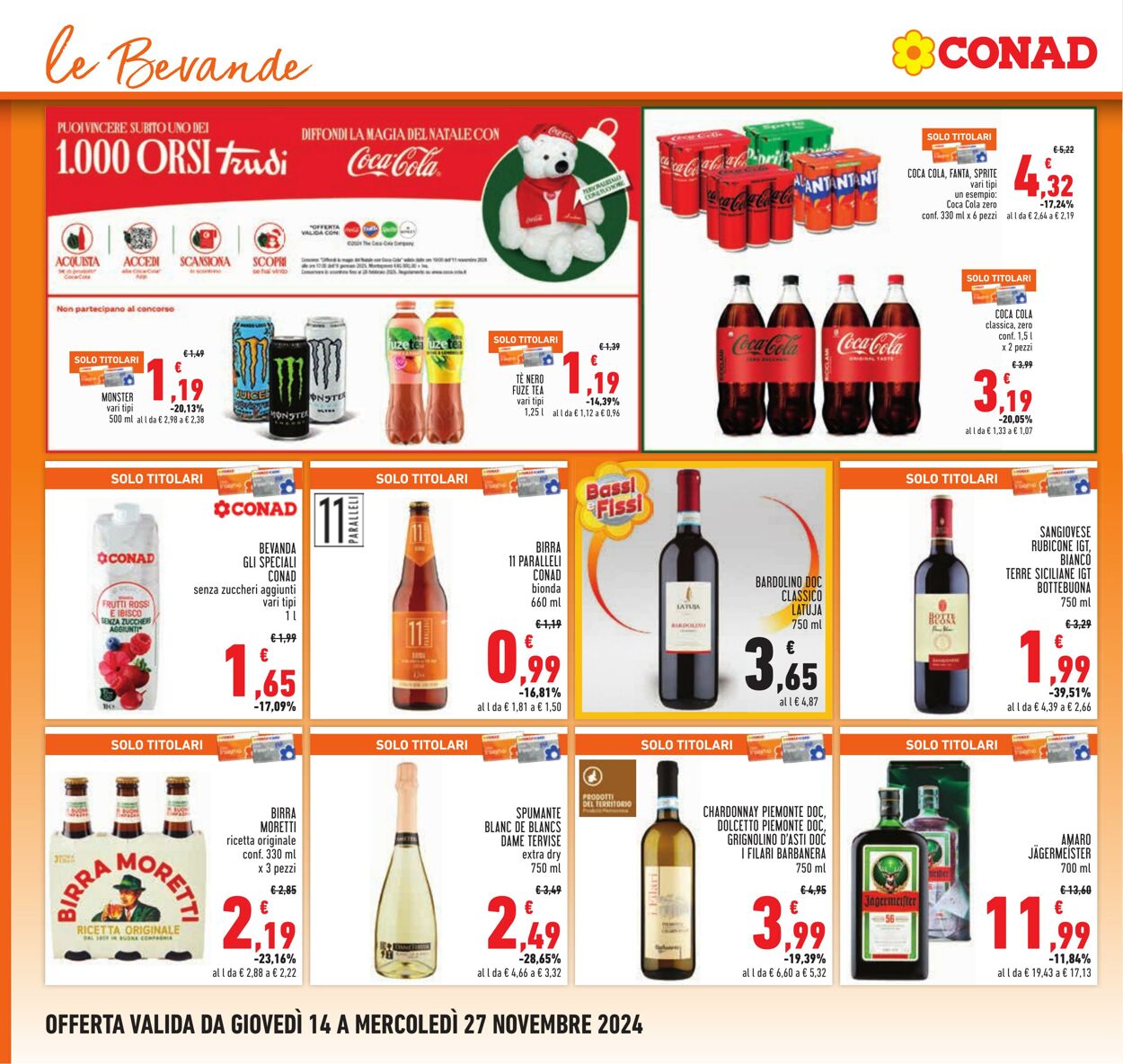 Volantino Conad 14.11.2024 - 27.11.2024