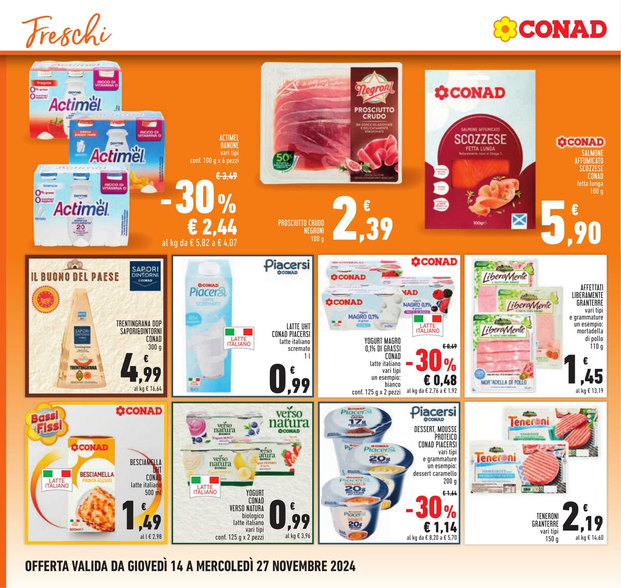 Volantino Conad 14.11.2024 - 27.11.2024