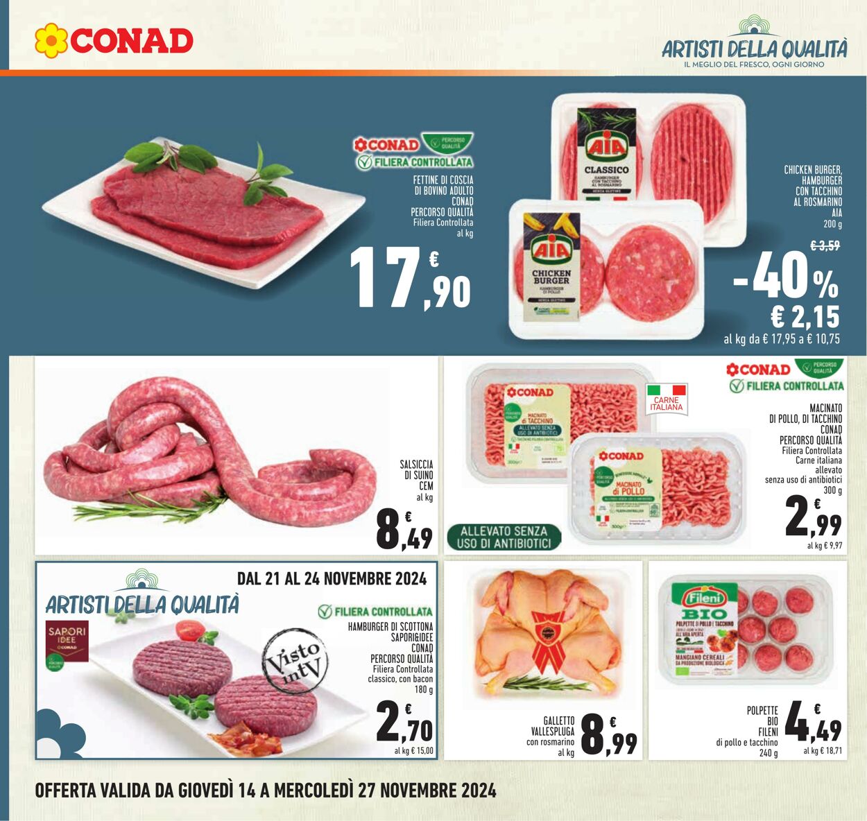 Volantino Conad 14.11.2024 - 27.11.2024