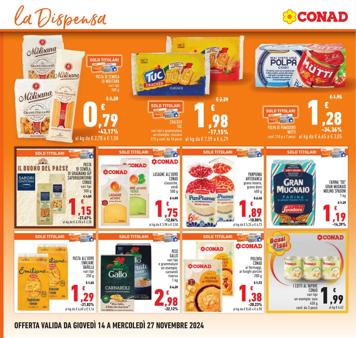 Volantino Conad 14.11.2024 - 27.11.2024