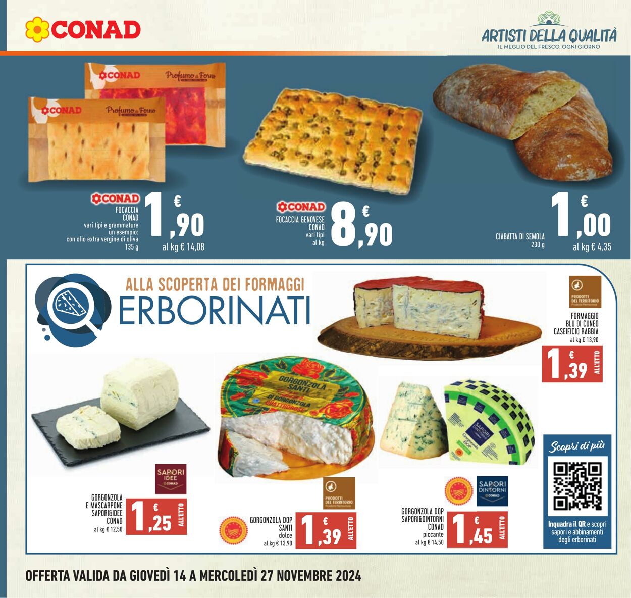 Volantino Conad 14.11.2024 - 27.11.2024