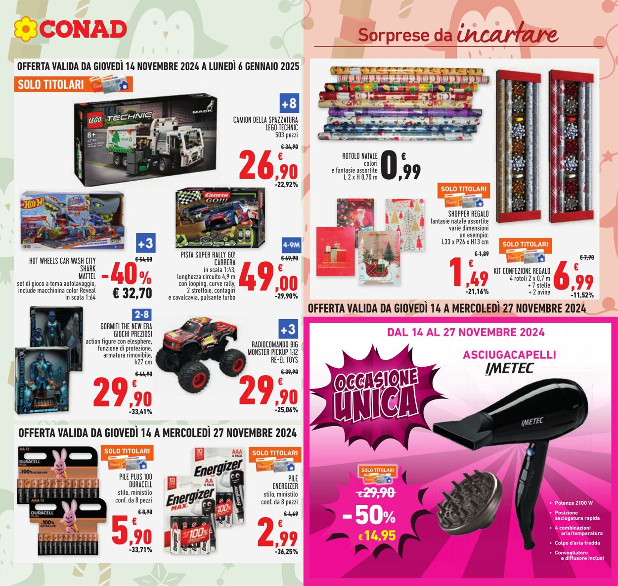 Volantino Conad 14.11.2024 - 27.11.2024