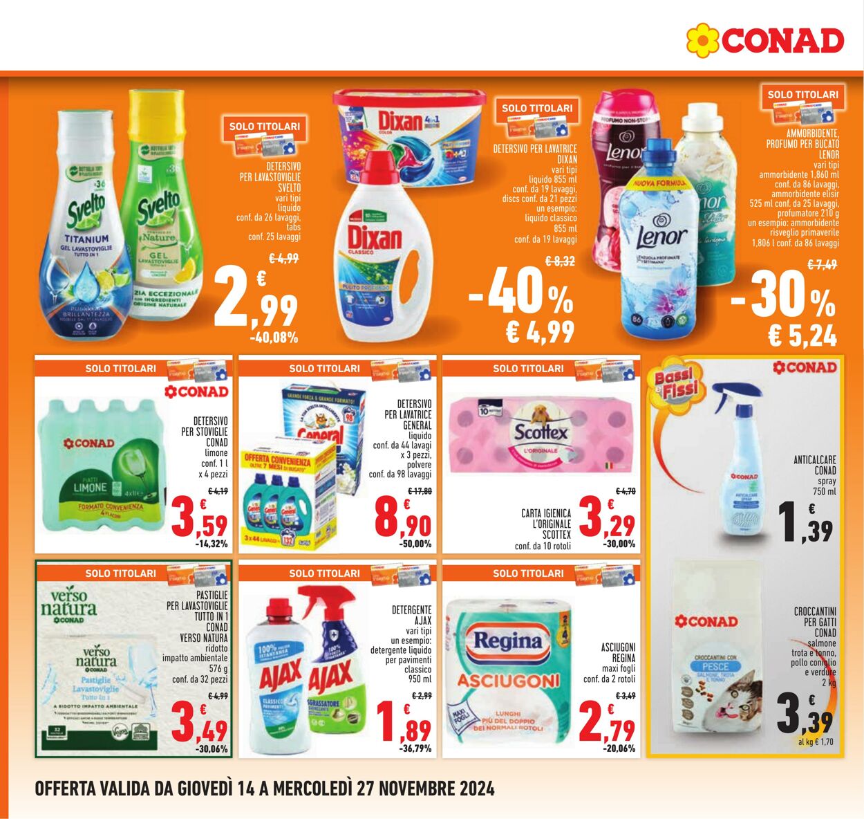 Volantino Conad 14.11.2024 - 27.11.2024