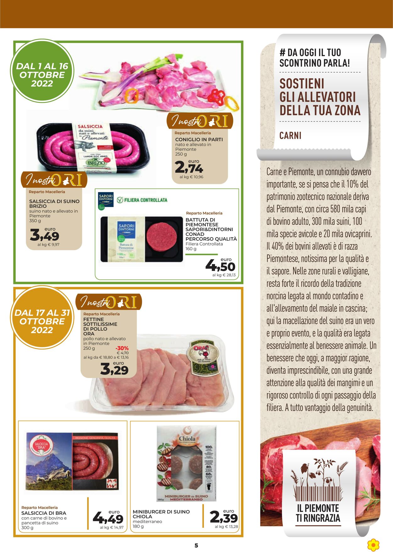 Volantino Conad 01.10.2022 - 31.10.2022