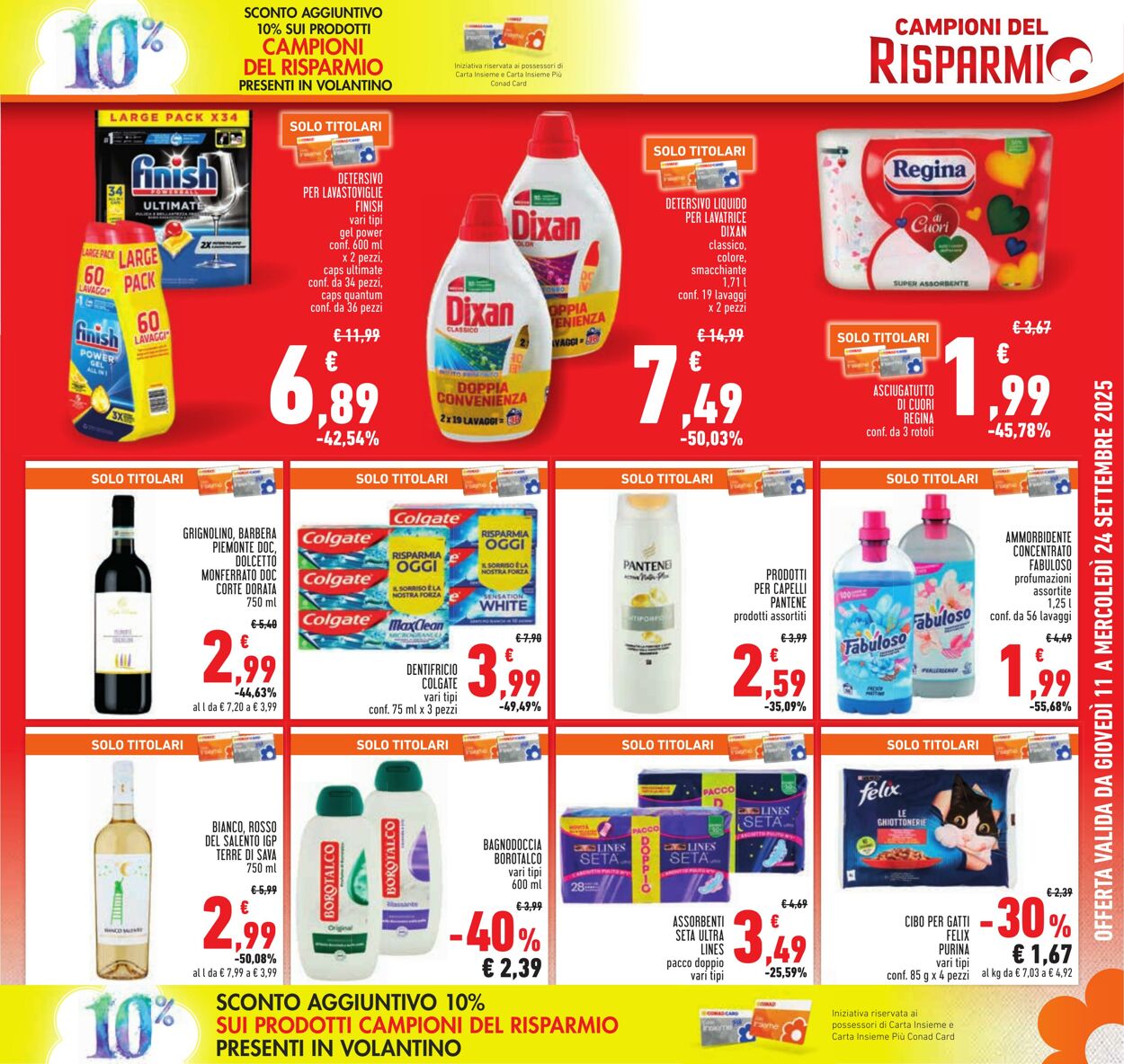 Volantino Conad 08.09.2025 - 08.09.2025