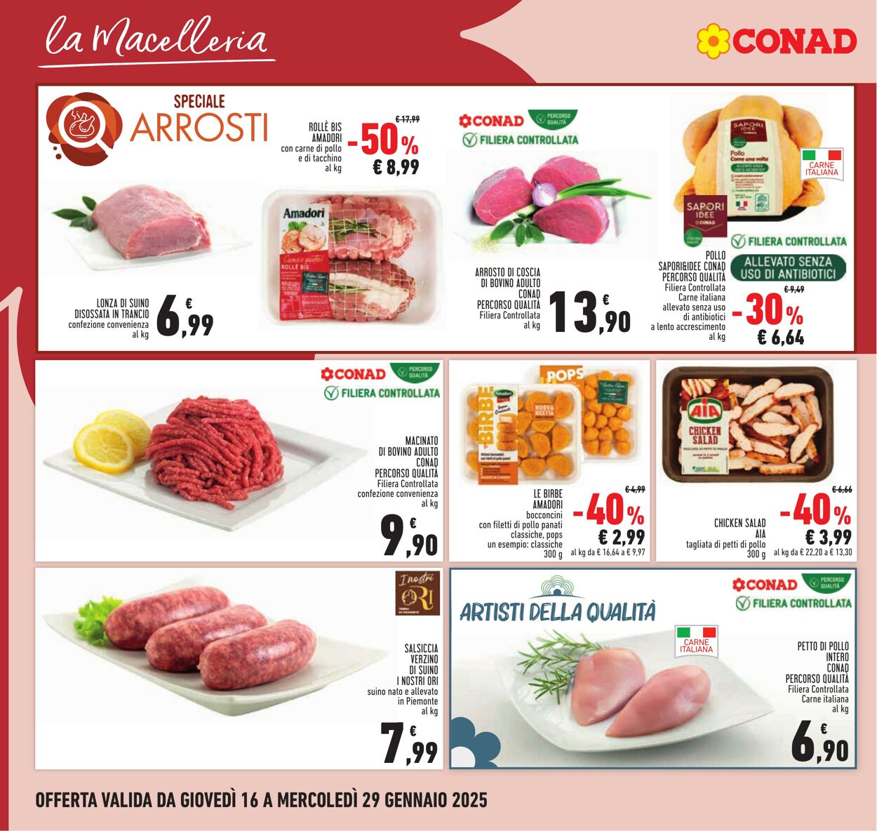 Volantino Conad 16.01.2025 - 29.01.2025