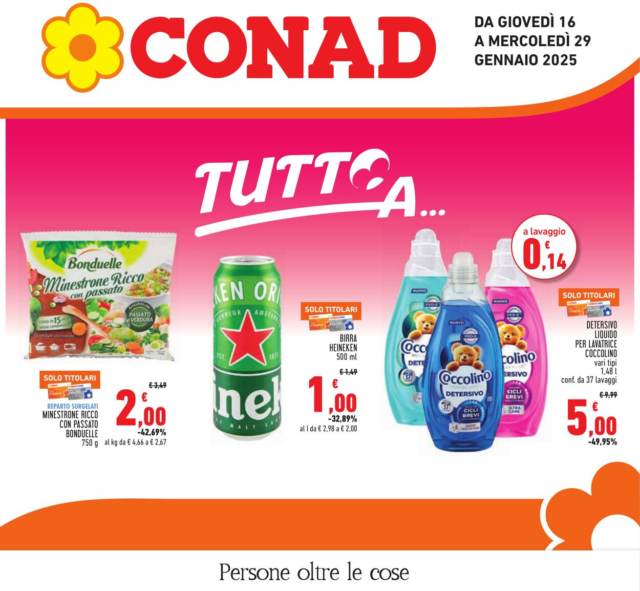 Volantino Conad 16.01.2025 - 29.01.2025