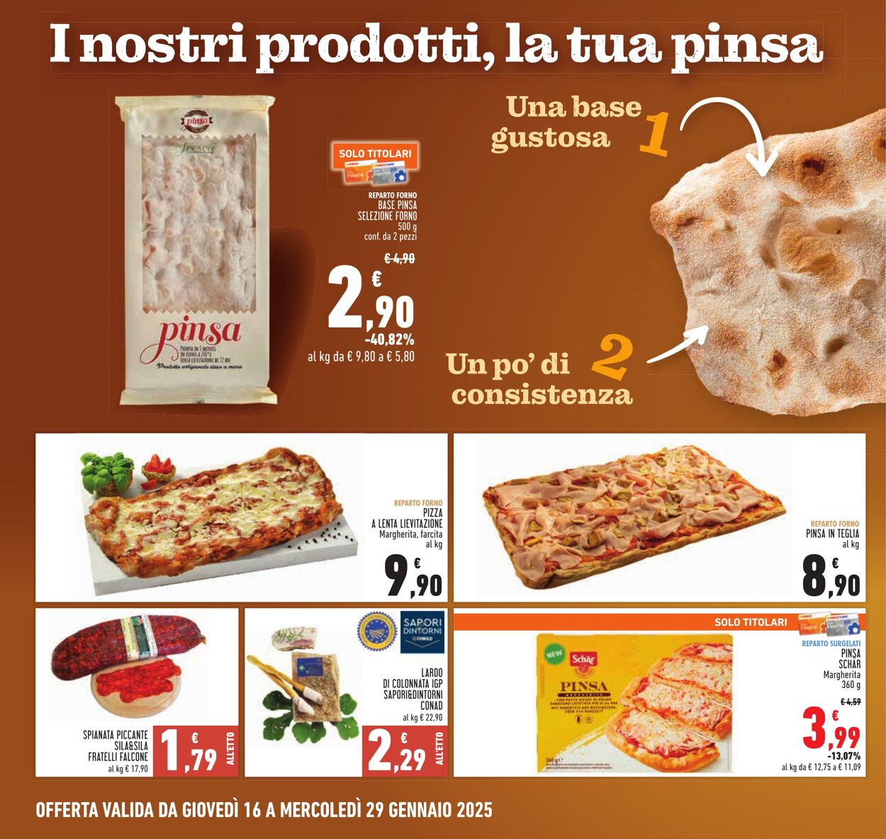 Volantino Conad 16.01.2025 - 29.01.2025