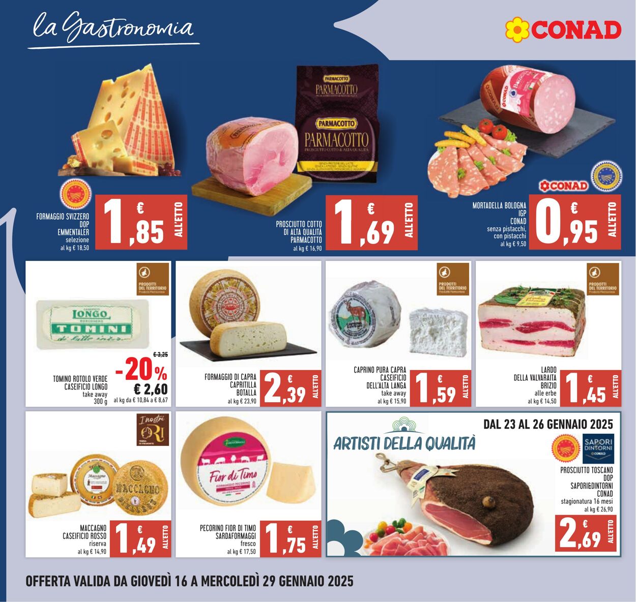 Volantino Conad 16.01.2025 - 29.01.2025