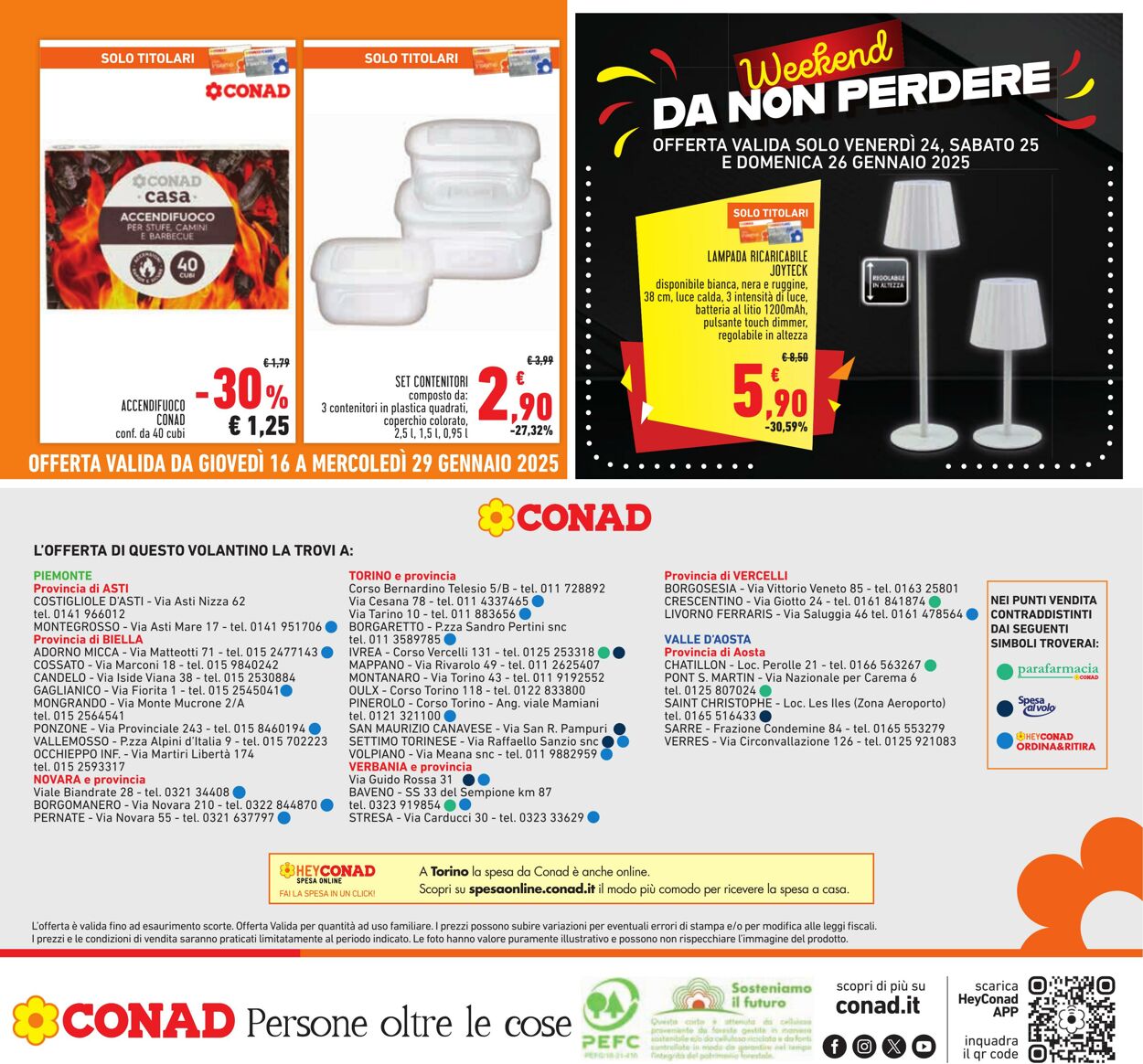 Volantino Conad 16.01.2025 - 29.01.2025