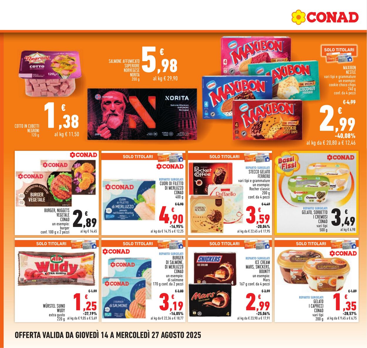 Volantino Conad 11.08.2025 - 11.08.2025