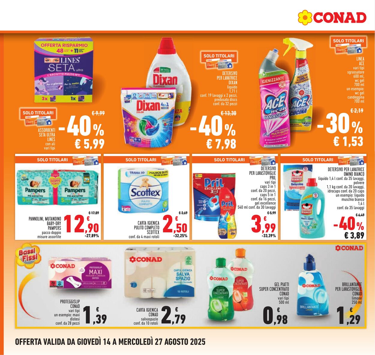 Volantino Conad 11.08.2025 - 11.08.2025