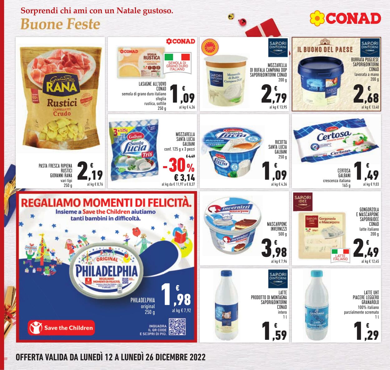 Volantino Conad 12.12.2022 - 26.12.2022