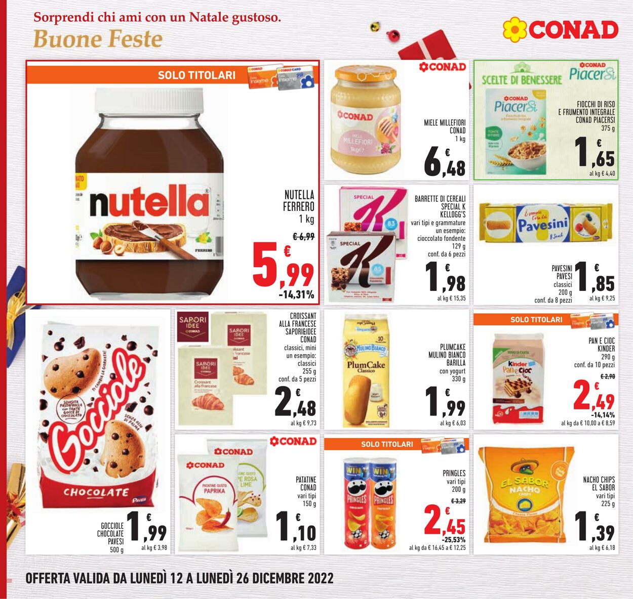 Volantino Conad 12.12.2022 - 26.12.2022