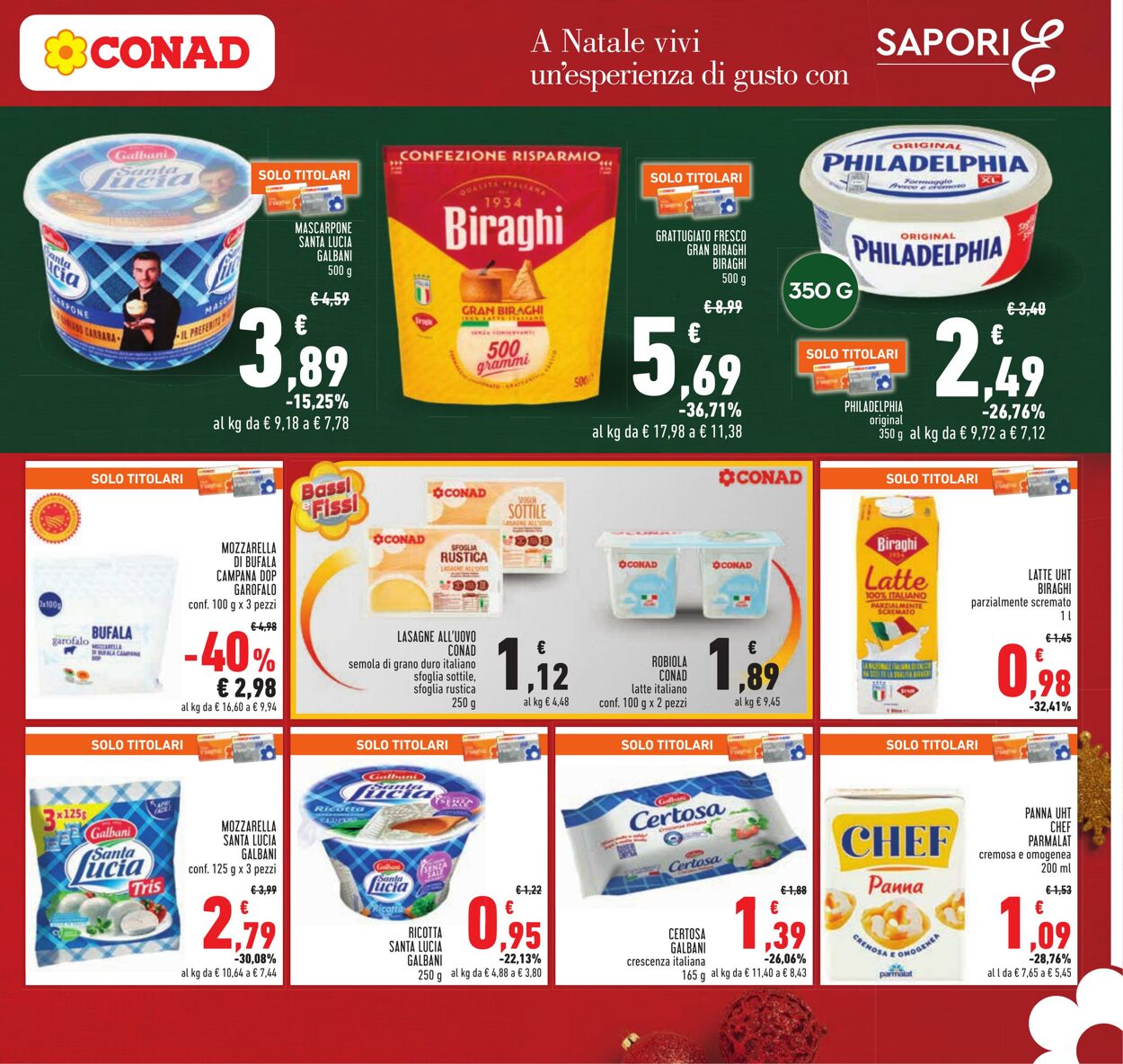 Volantino Conad 12.12.2024 - 26.12.2024