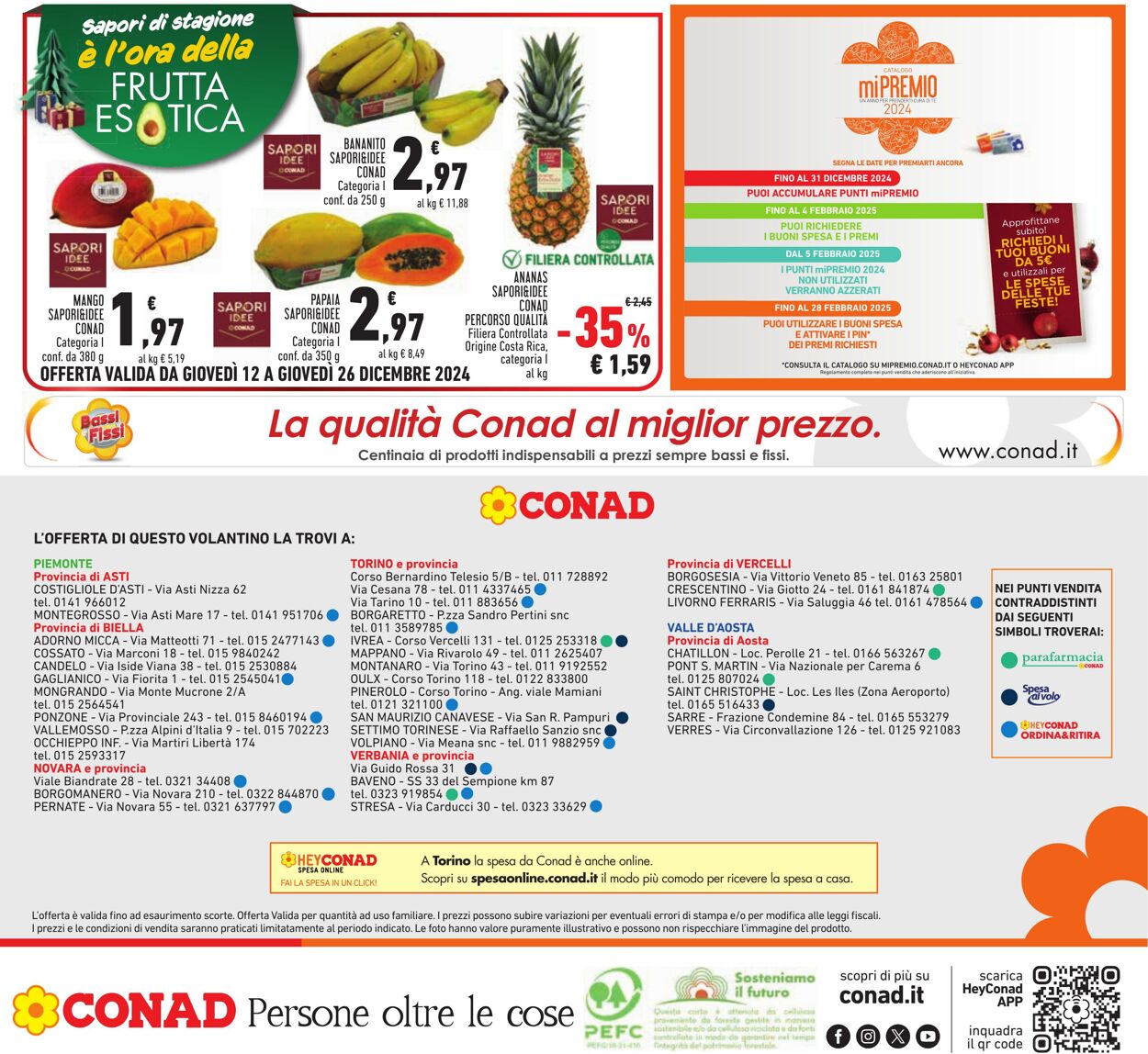 Volantino Conad 12.12.2024 - 26.12.2024