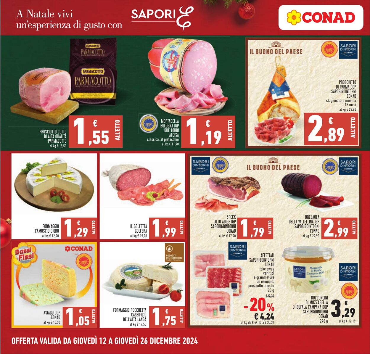 Volantino Conad 12.12.2024 - 26.12.2024