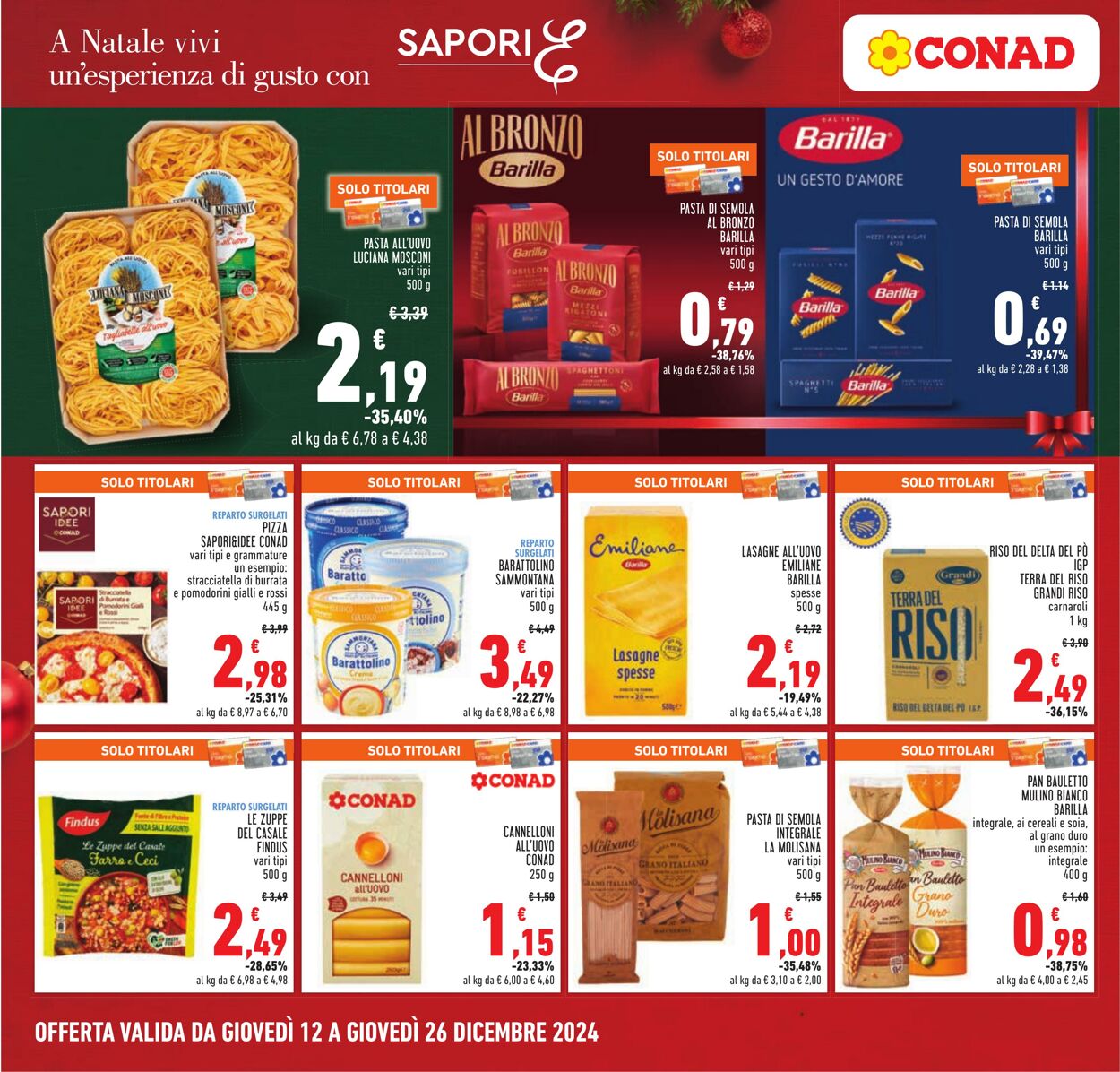 Volantino Conad 12.12.2024 - 26.12.2024