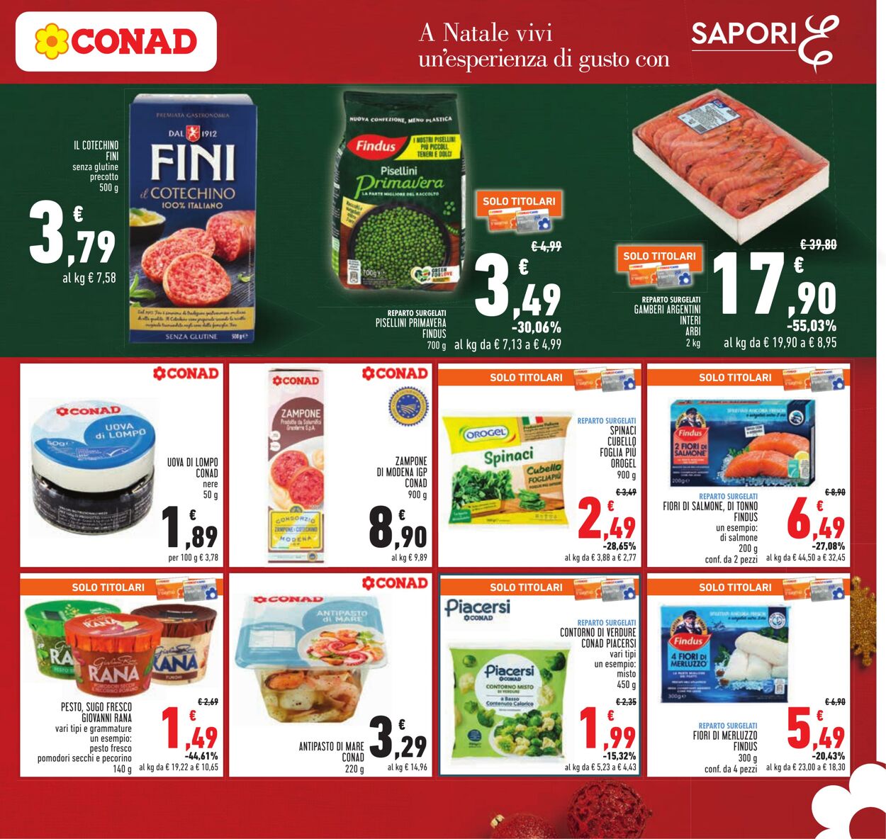 Volantino Conad 12.12.2024 - 26.12.2024