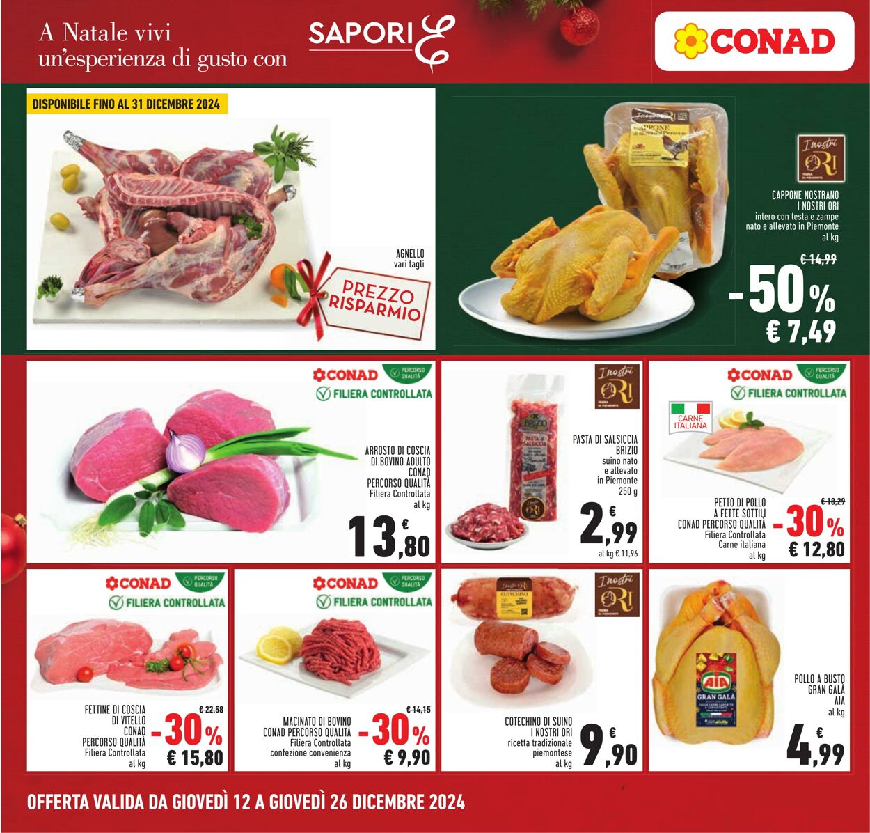 Volantino Conad 12.12.2024 - 26.12.2024