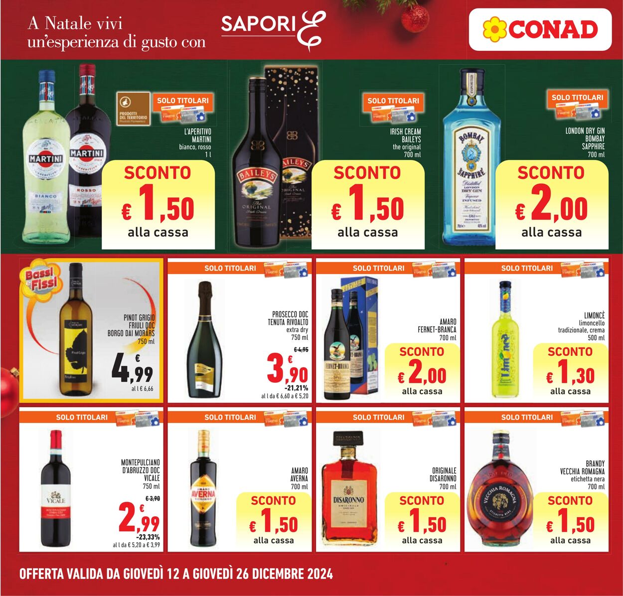 Volantino Conad 12.12.2024 - 26.12.2024