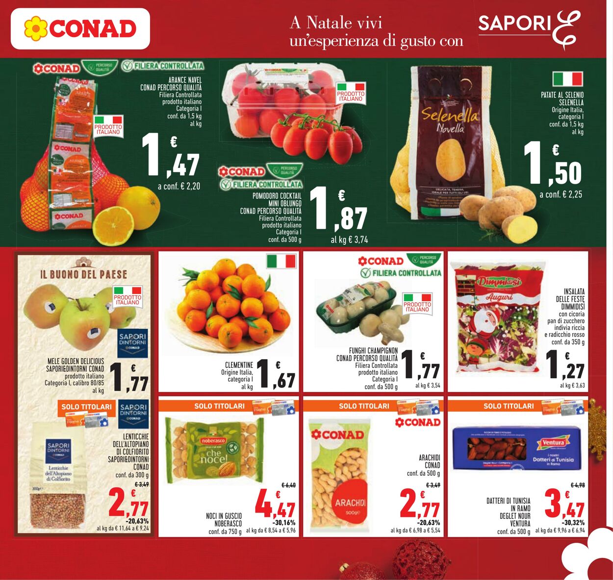 Volantino Conad 12.12.2024 - 26.12.2024