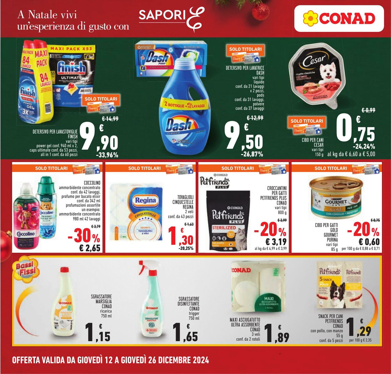 Volantino Conad 12.12.2024 - 26.12.2024