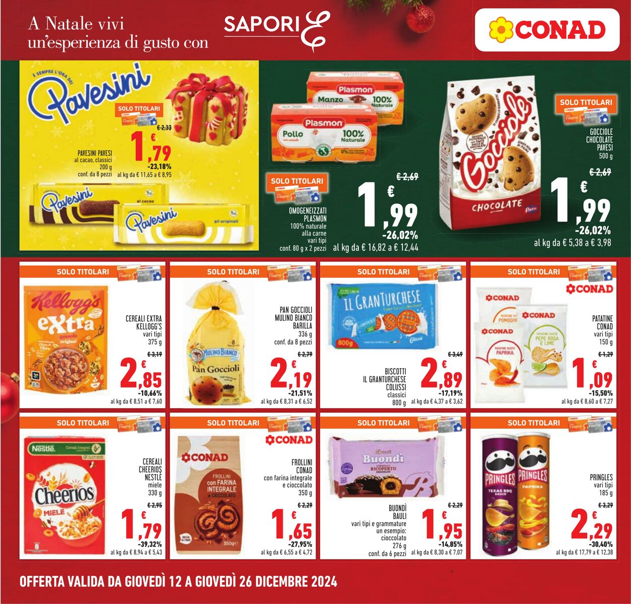 Volantino Conad 12.12.2024 - 26.12.2024