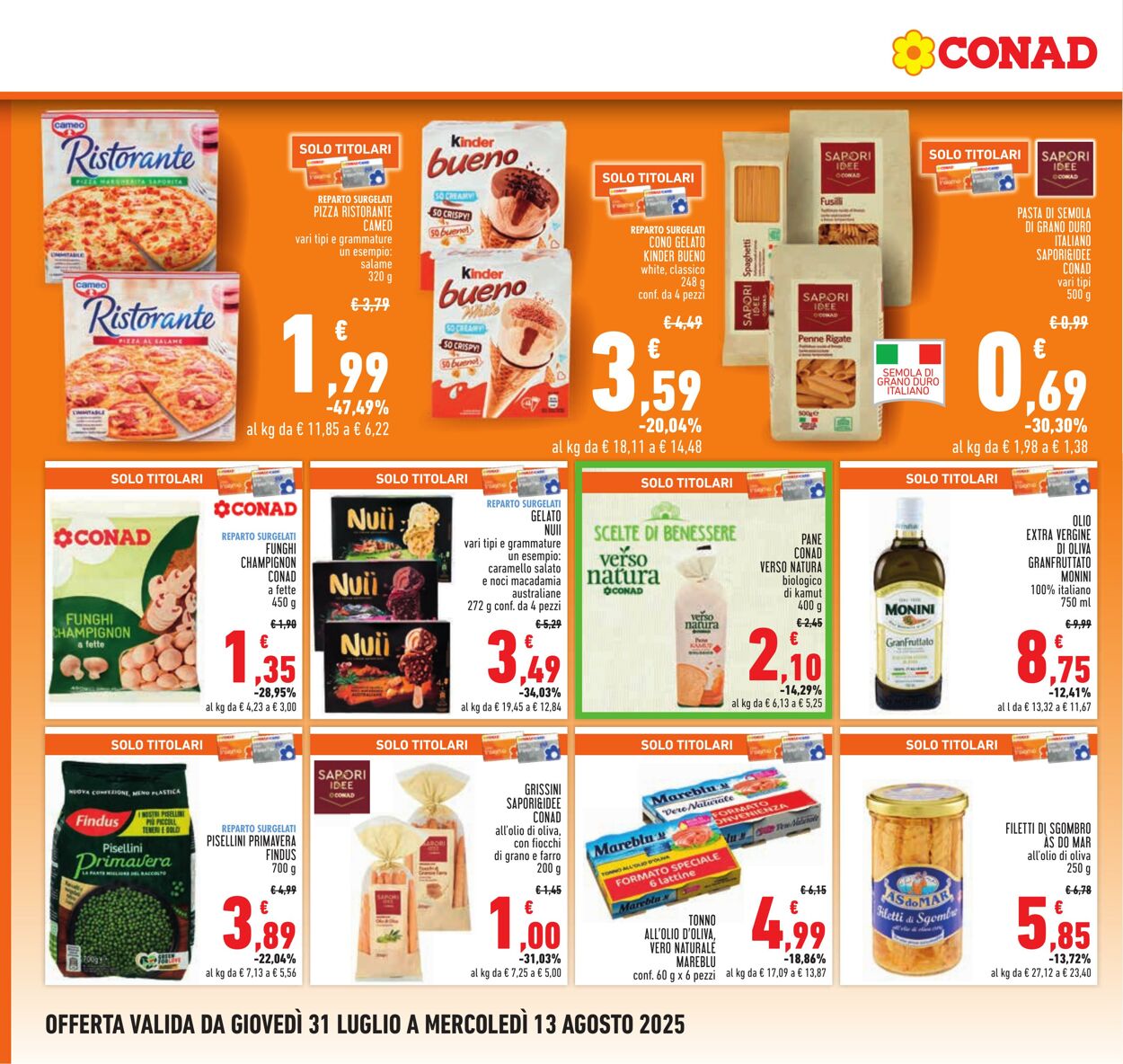 Volantino Conad 09.08.2025 - 09.08.2025