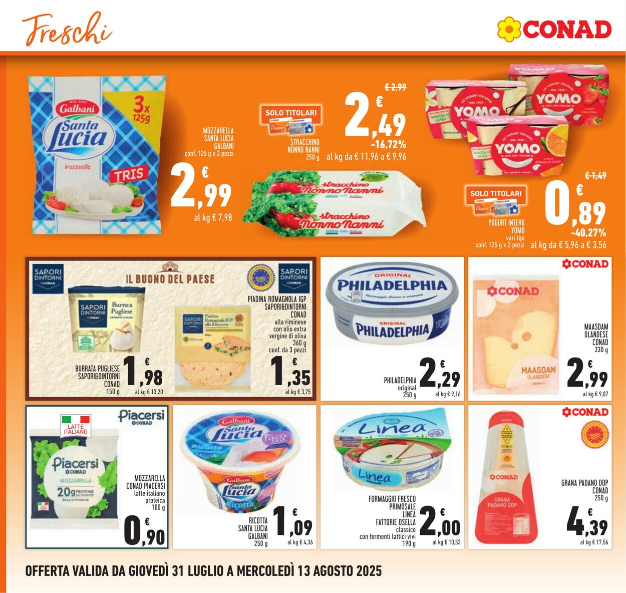 Volantino Conad 09.08.2025 - 09.08.2025