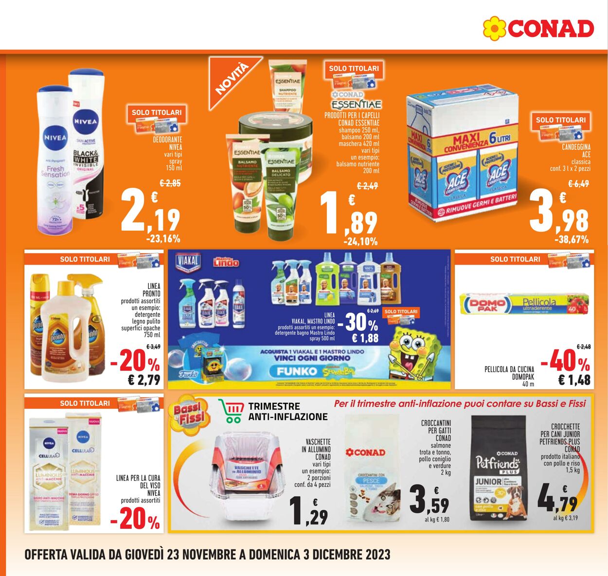 Volantino Conad 23.11.2023 - 03.12.2023