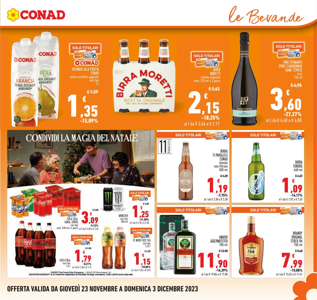 Volantino Conad 23.11.2023 - 03.12.2023