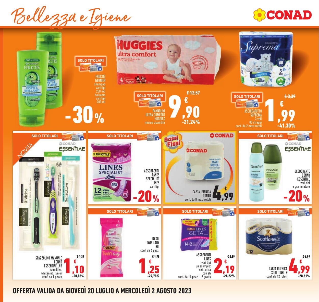 Volantino Conad 20.07.2023 - 02.08.2023