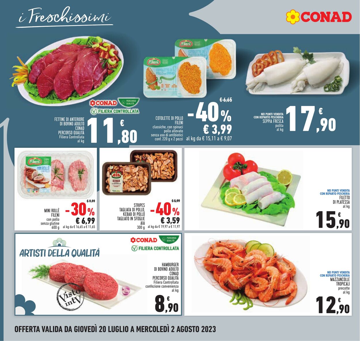 Volantino Conad 20.07.2023 - 02.08.2023