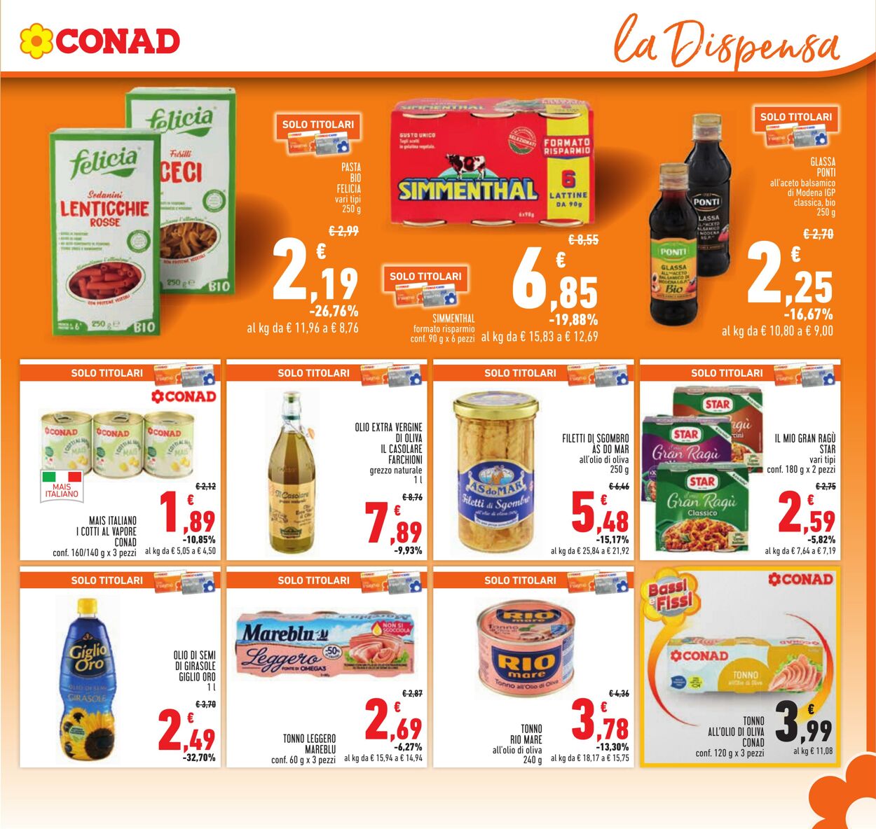 Volantino Conad 20.07.2023 - 02.08.2023