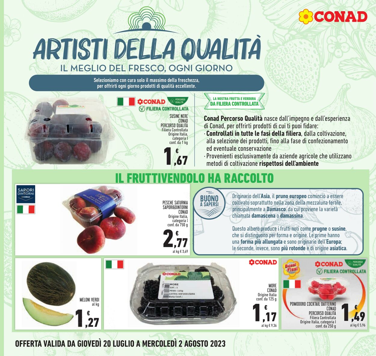 Volantino Conad 20.07.2023 - 02.08.2023