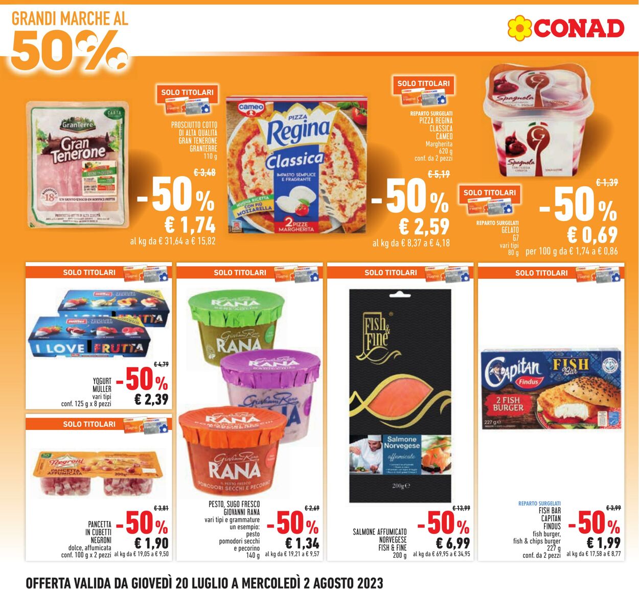 Volantino Conad 20.07.2023 - 02.08.2023