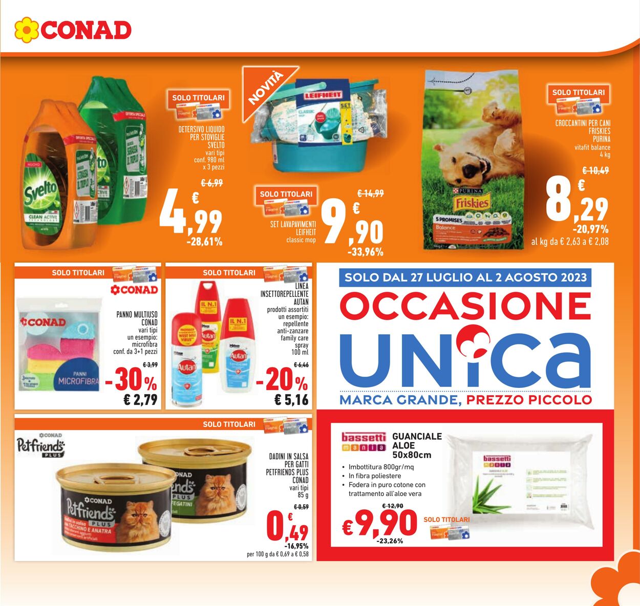 Volantino Conad 20.07.2023 - 02.08.2023