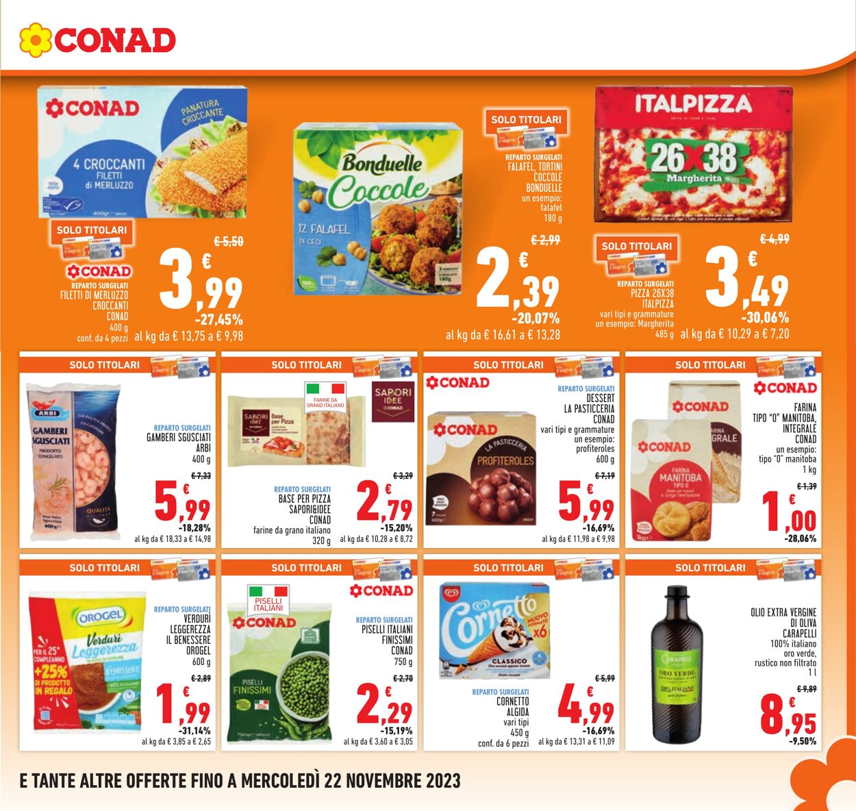 Volantino Conad 09.11.2023 - 18.11.2023