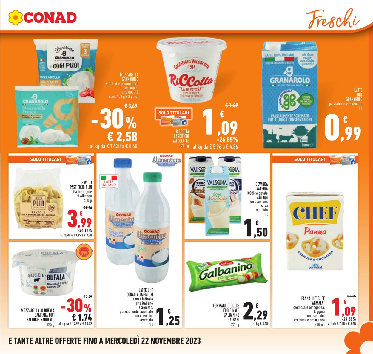 Volantino Conad 09.11.2023 - 18.11.2023